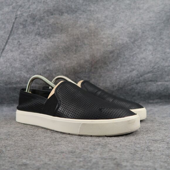 Vince Shoes - Vince Shoes Womens 9 Sneakers Slip On Leather Casual Classic Lifestyle Black Low